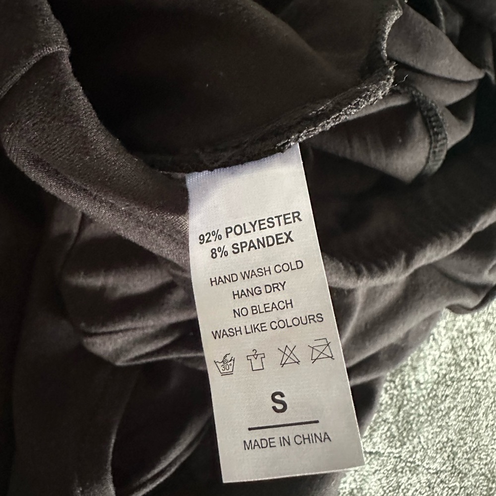 Unbranded black wide leg trousers, small, new without tags, with pockets. - Picture 7 of 8